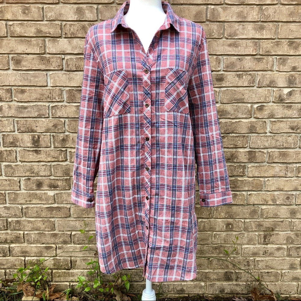 JODIFL: button down long top / dress